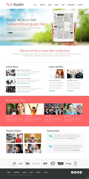 WordPress-Design von pb für dieses Projekt | Design: #2466392