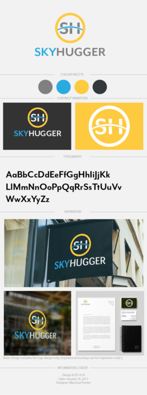 Logo Design by Maurissahunter for SkyHugger | Design: #13302864