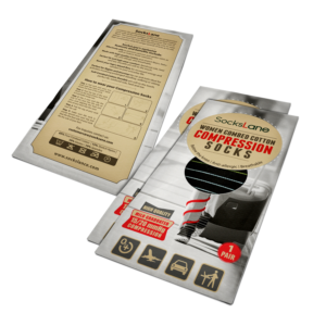 Envelope packaging for women cotton compression socks | Design Emballage par tuan1968