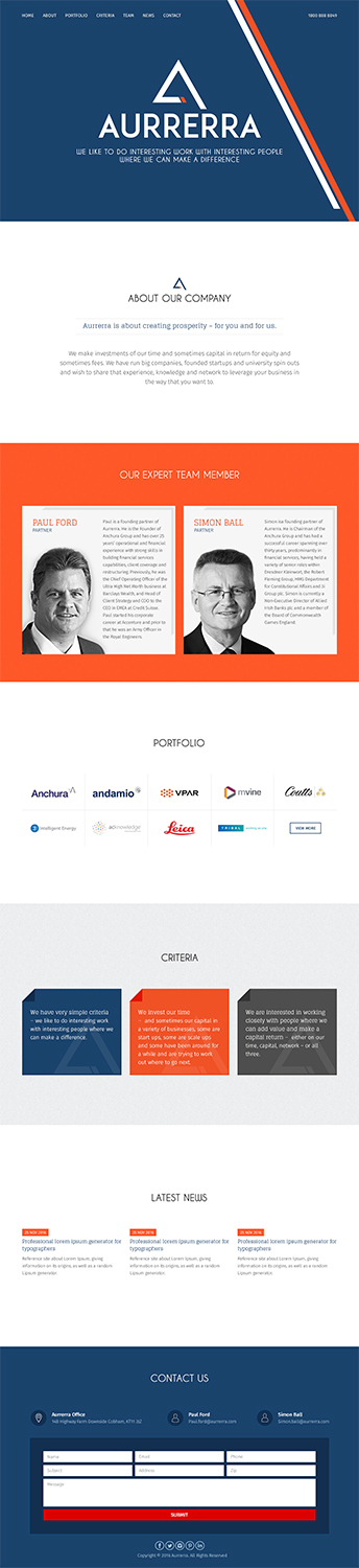 Web-Design von RupalTechno für Aurrerra | Design #12922482