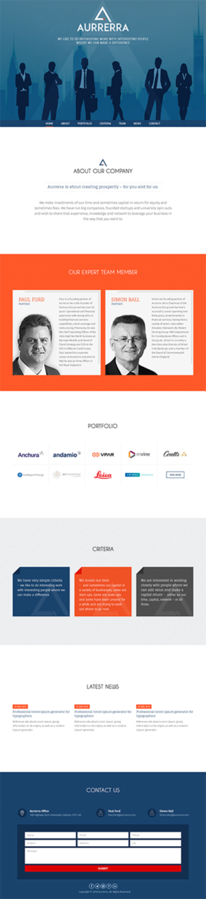 Web-Design von RupalTechno für Aurrerra | Design: #12924317