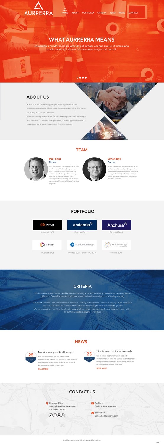Web Design par pb pour Aurrerra | Design #12848137