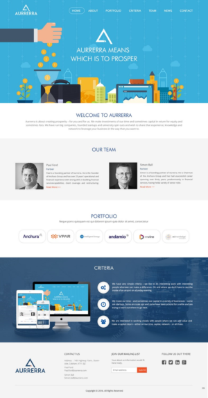 Web-Design von pb für Aurrerra | Design: #12848141