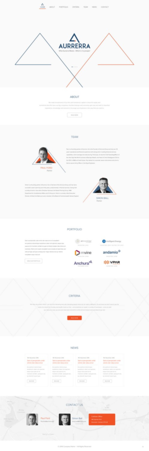 Web-Design von pb für Aurrerra | Design: #12848147