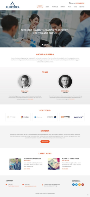 Web-Design von pb für Aurrerra | Design: #12862563