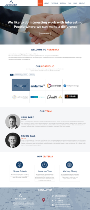 Web Design by Imagine Box for Aurrerra | Design #12894660