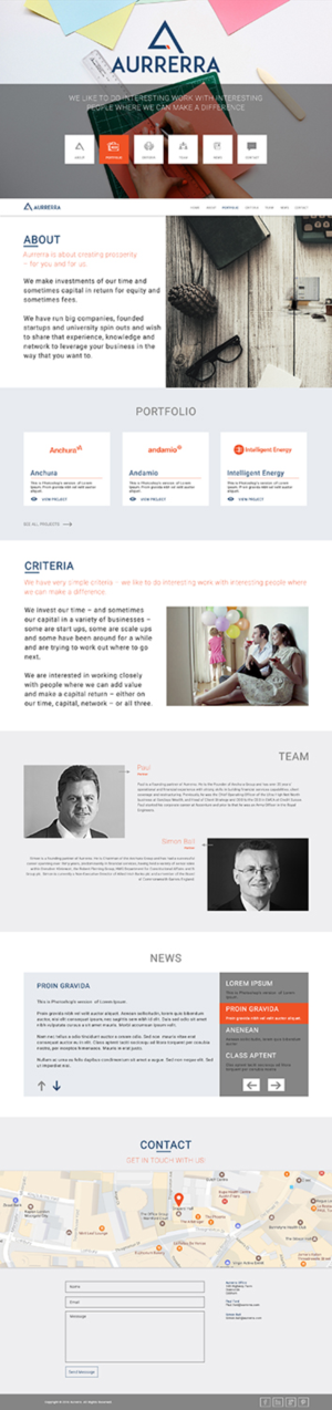 Web-Design von BhojPress für Aurrerra | Design: #12950952