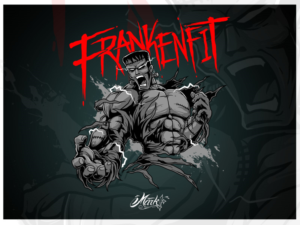 T-shirt Design by Mark Tutor for FrankenFit | Design #12883623