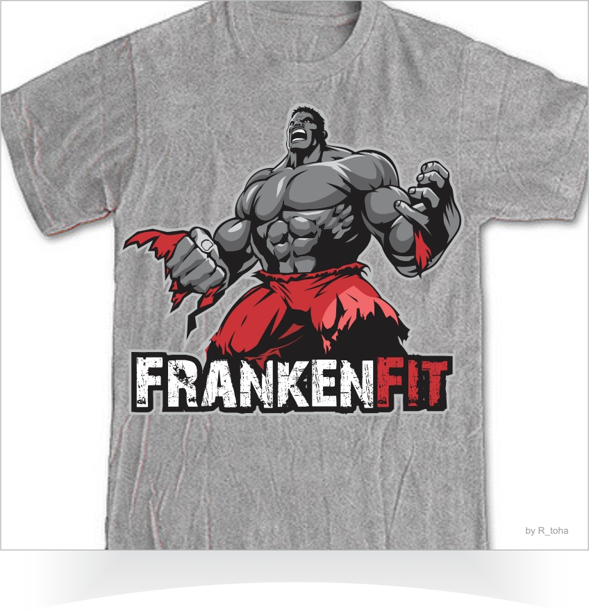 Design de T-shirt par r-toha pour FrankenFit | Design #12862075