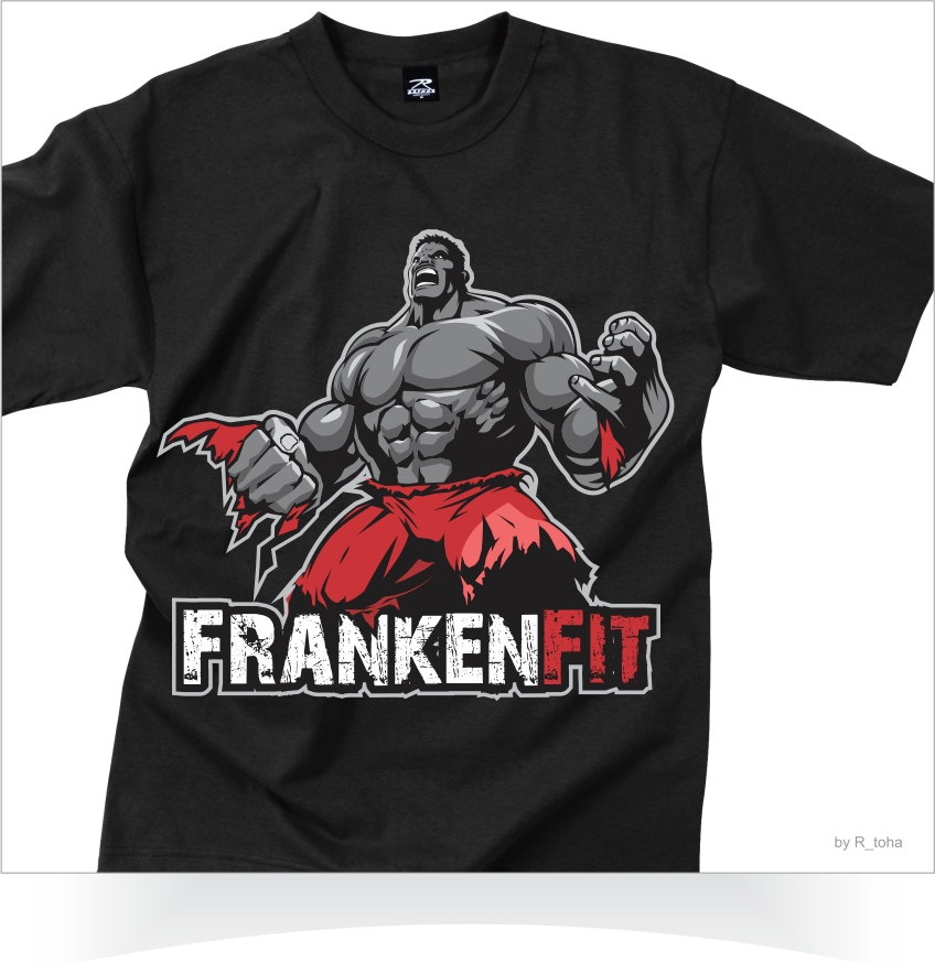 Design de T-shirt par r-toha pour FrankenFit | Design #12862076