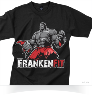 Design de T-shirt par r-toha pour FrankenFit | Design : #12862076