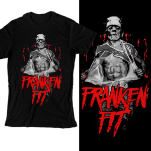 Design de T-shirt par Eral Besoña pour FrankenFit | Design : #12842030