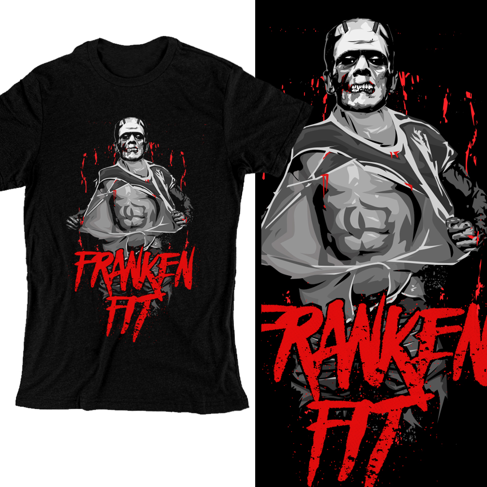 Design de T-shirt par Eral Besoña pour FrankenFit | Design #12864327