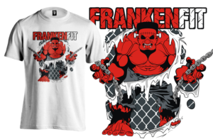 T-shirt Design by Rendell Sueña for FrankenFit | Design #12869999