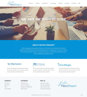 Web Design par pb pour Metro Presort | Design : #12848236