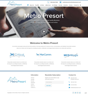 Web Design par pb pour Metro Presort | Design : #12848238