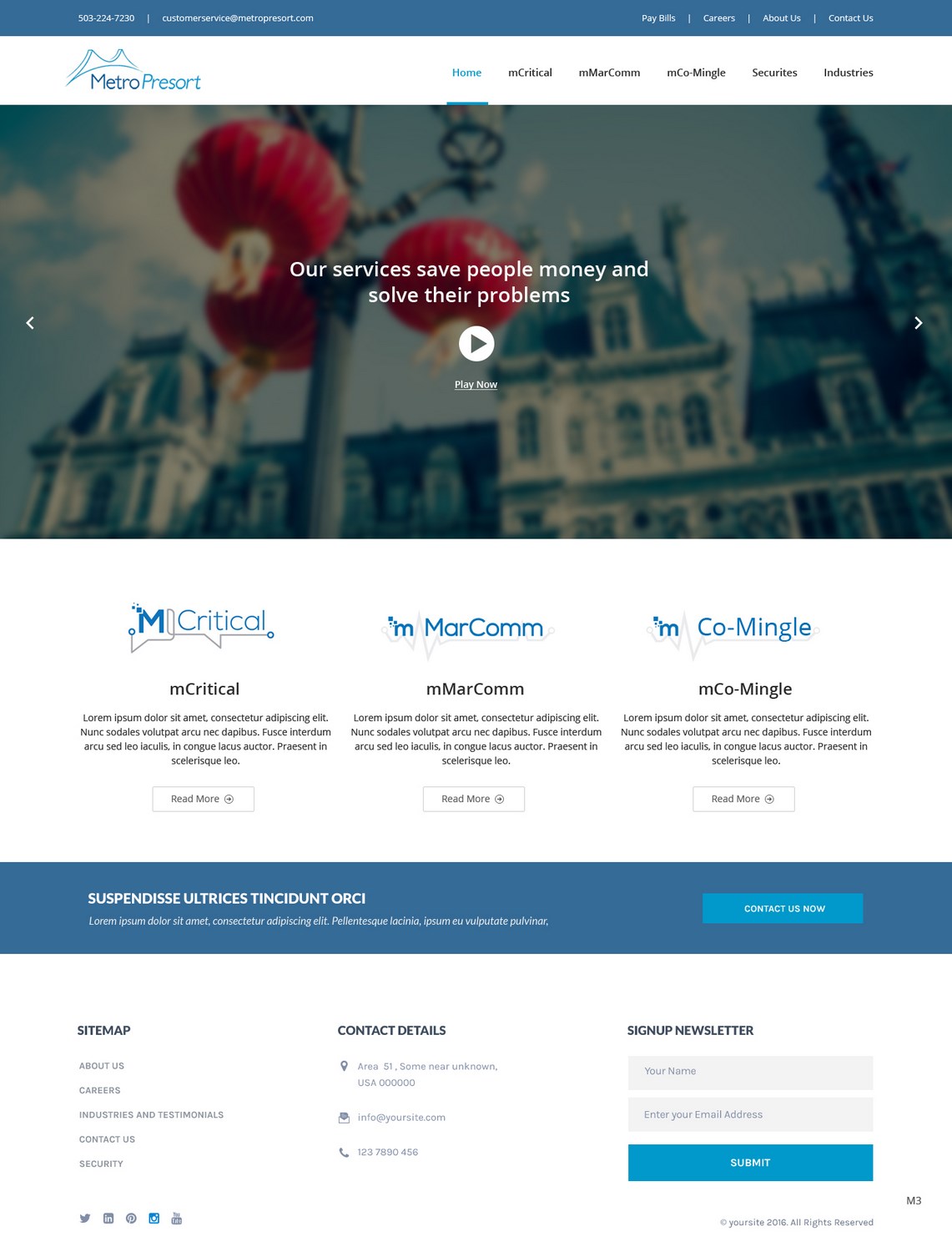 Web Design par pb pour Metro Presort | Design #12848267