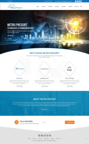 Web Design par pb pour Metro Presort | Design : #12848268