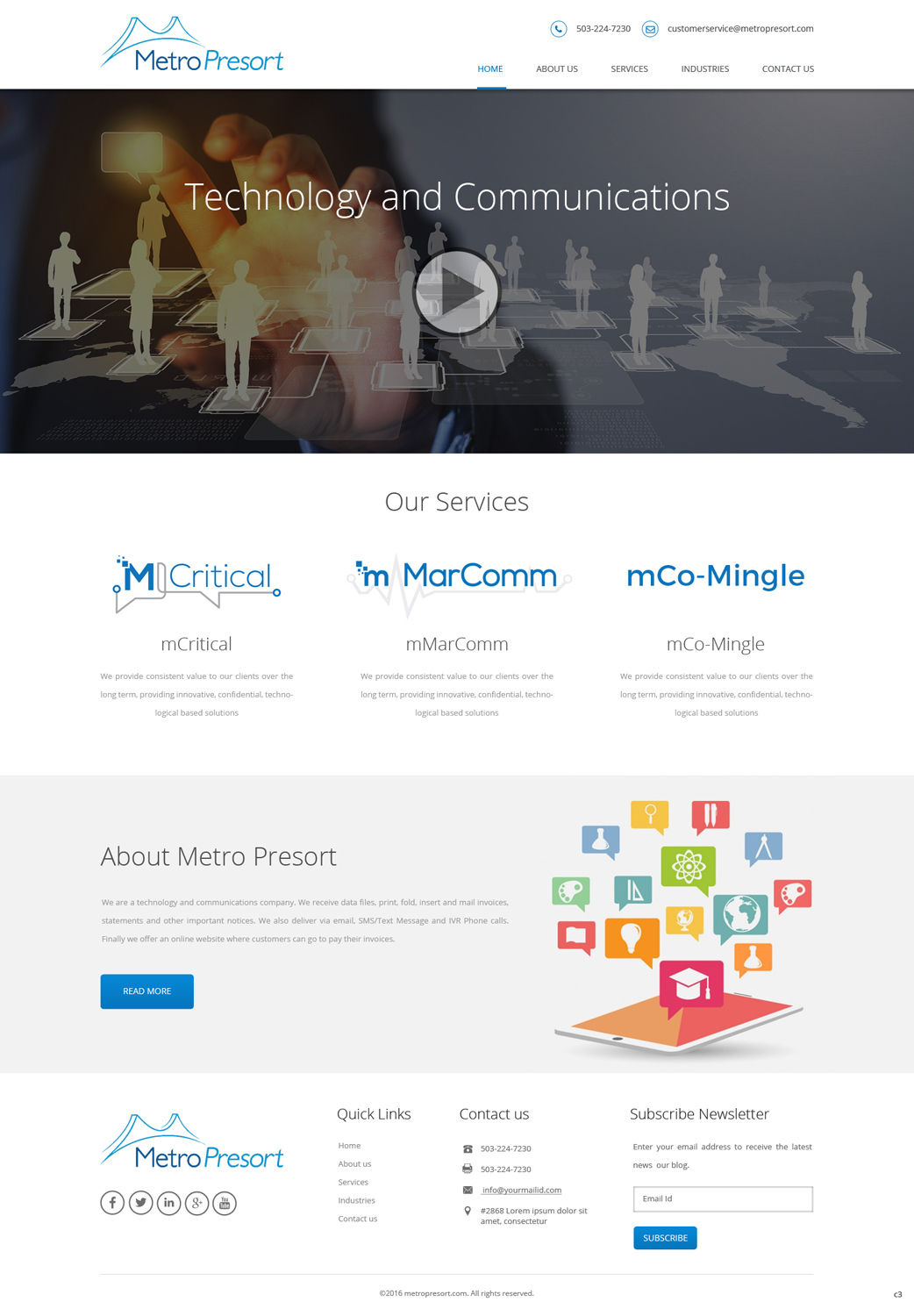 Web-Design von pb für Metro Presort | Design #12848285