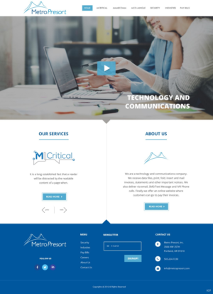 Web Design par pb pour Metro Presort | Design : #12849989
