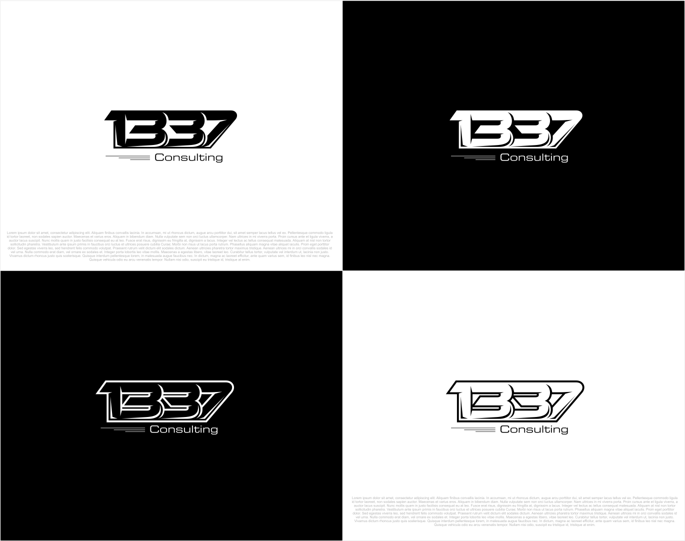 Logo Design by artswolf for 1337 Consulting | Design #13048777