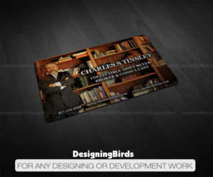Business Card Design by Designing Birds for Charles S Tinsley  | Design: #12851948