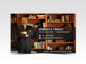 Business Card Design by Designing Birds for Charles S Tinsley  | Design: #12854502
