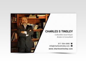 Business Card Design by Designing Birds for Charles S Tinsley  | Design: #12864153