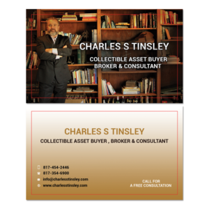 Business Card Design by Designing Birds for Charles S Tinsley  | Design: #12917700
