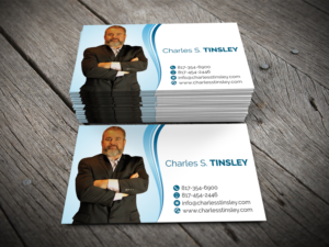 Design de Carte de Visite par alhemique1 pour Charles S Tinsley  | Design : #12852503