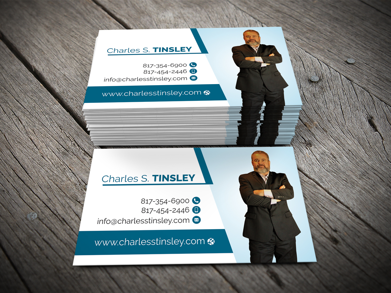 Business Card Design by alhemique1 for Charles S Tinsley  | Design #12852505