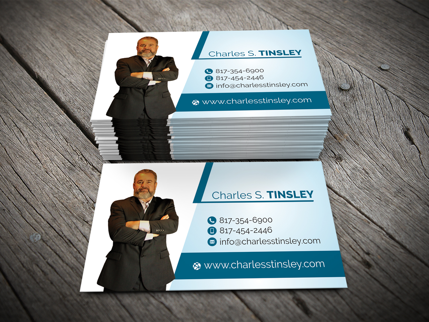 Diseño de Tarjeta de Presentación por alhemique1 para Charles S Tinsley  | Diseño #12852506
