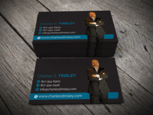 Business Card Design by alhemique1 for Charles S Tinsley  | Design: #12852507