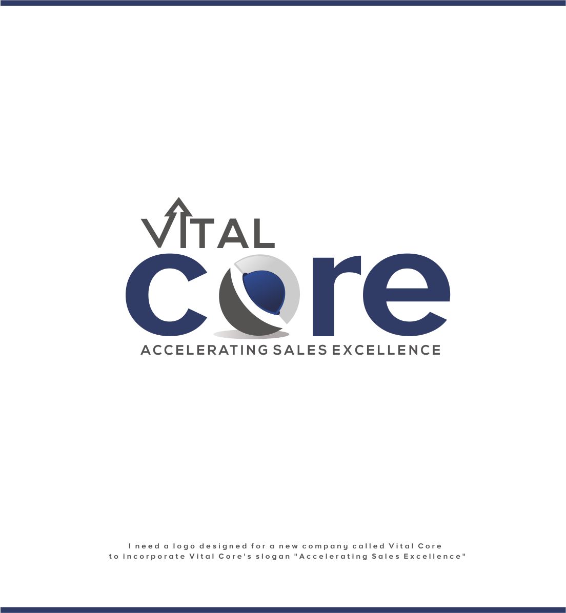 Logo Design by ecorokerz for Vital Core | Design #12866612