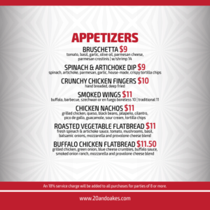 Menu Design by Impressive Solutions for Racine Architect | Design: #13028211