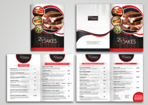 Menu Design by debdesign for Racine Architect | Design: #13027822