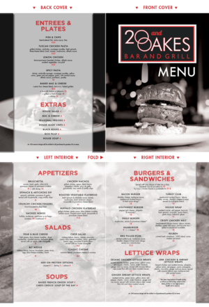Menu Design by mereum for Racine Architect | Design: #13030960