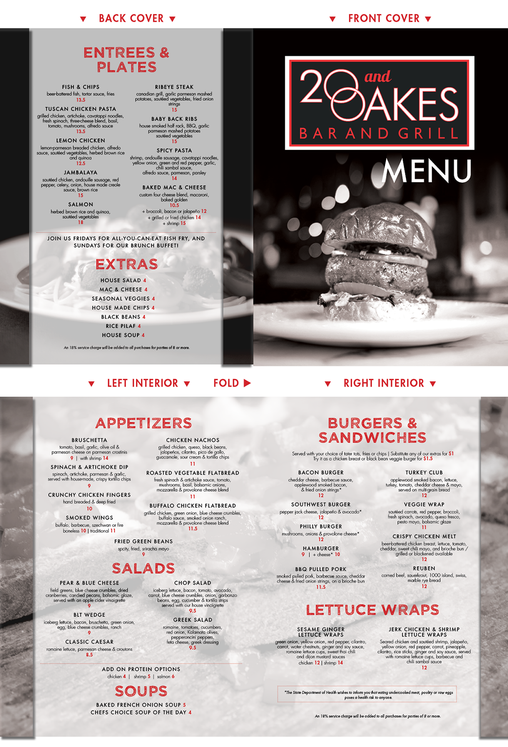 Menu Design by mereum for Racine Architect | Design #13209919