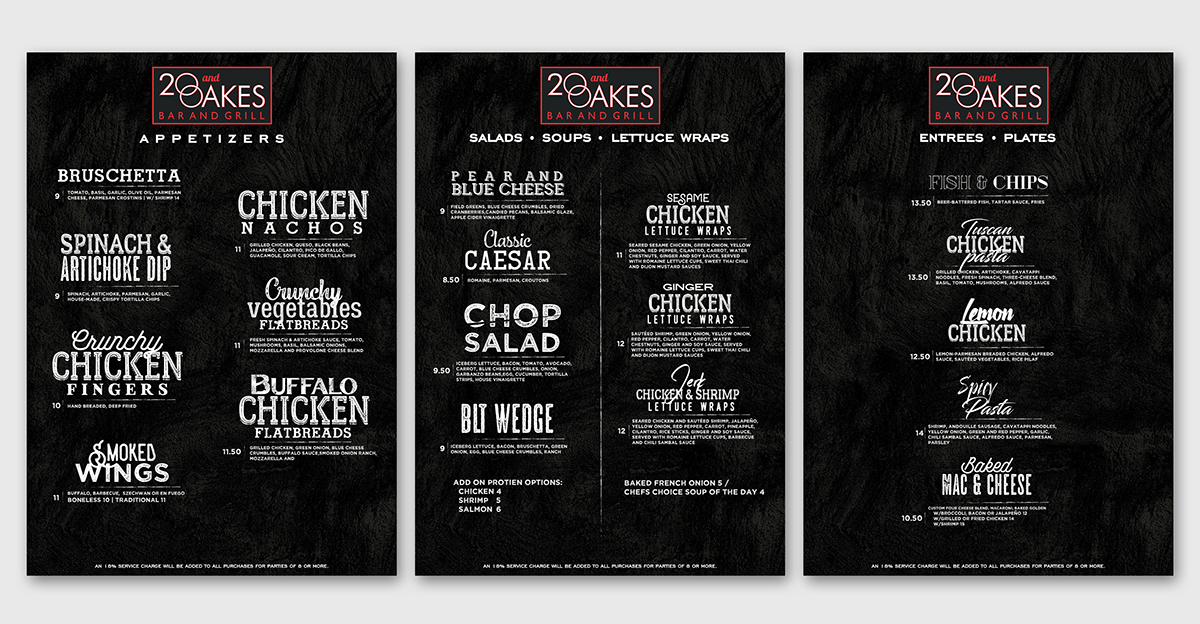 Menu Design by mrmrnjr for Racine Architect | Design #13090528