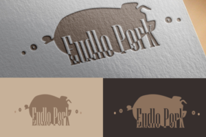 Logo Design by nikolapacariz for Eudlo Pork | Design #12898254