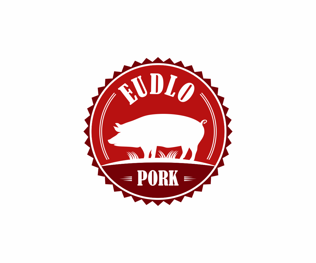 Logo Design by Khalik for Eudlo Pork | Design #12843479