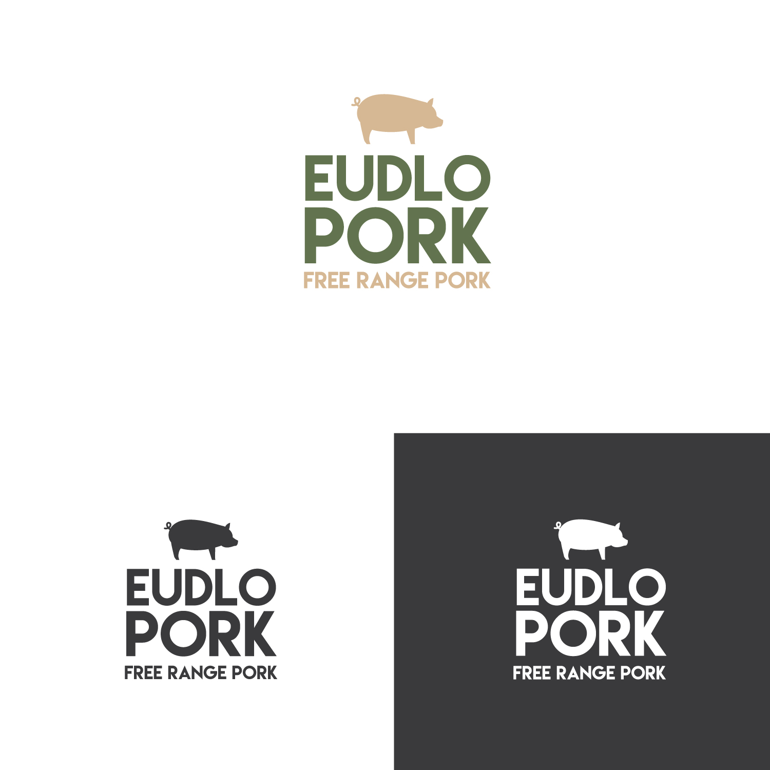 Logo Design by Irish22D for Eudlo Pork | Design #12849493