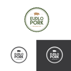 Logo Design by Irish22D for Eudlo Pork | Design: #12849496