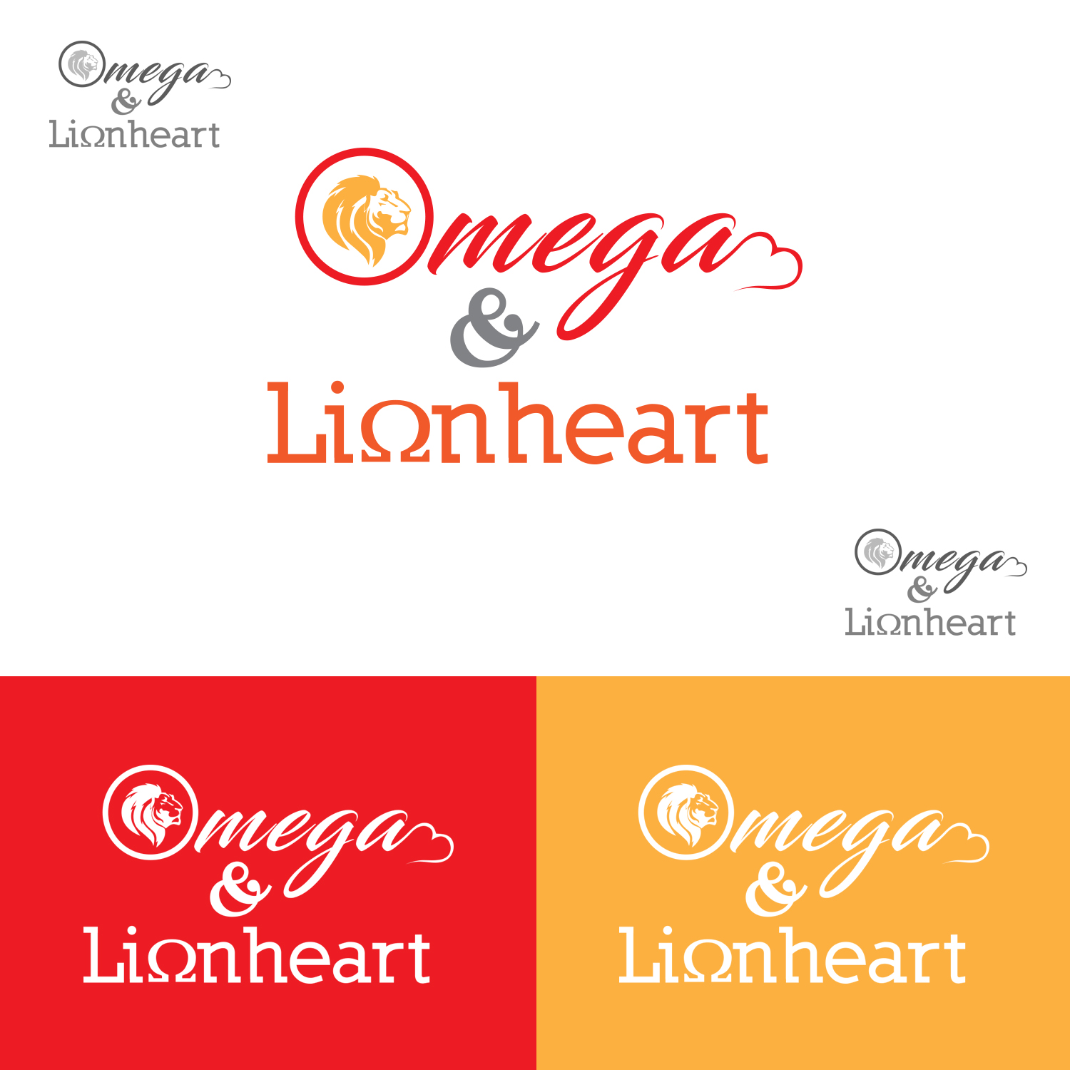 Logo Design by IMD-HUB for Omega and Lionheart | Design #12860896
