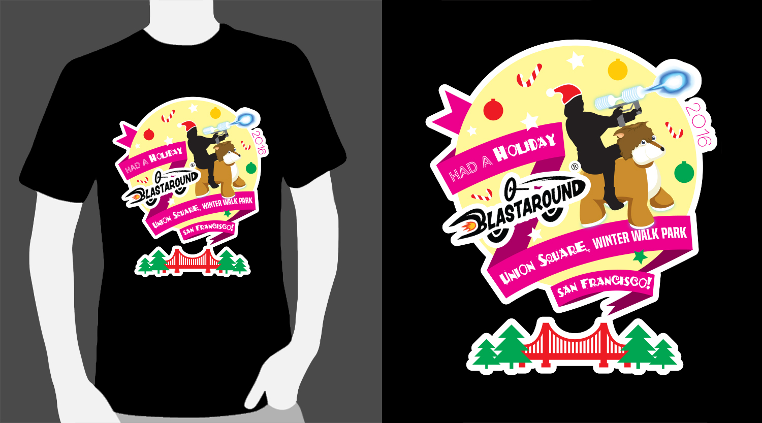T-shirt Design by 29art for BlastAround | Design #12854147