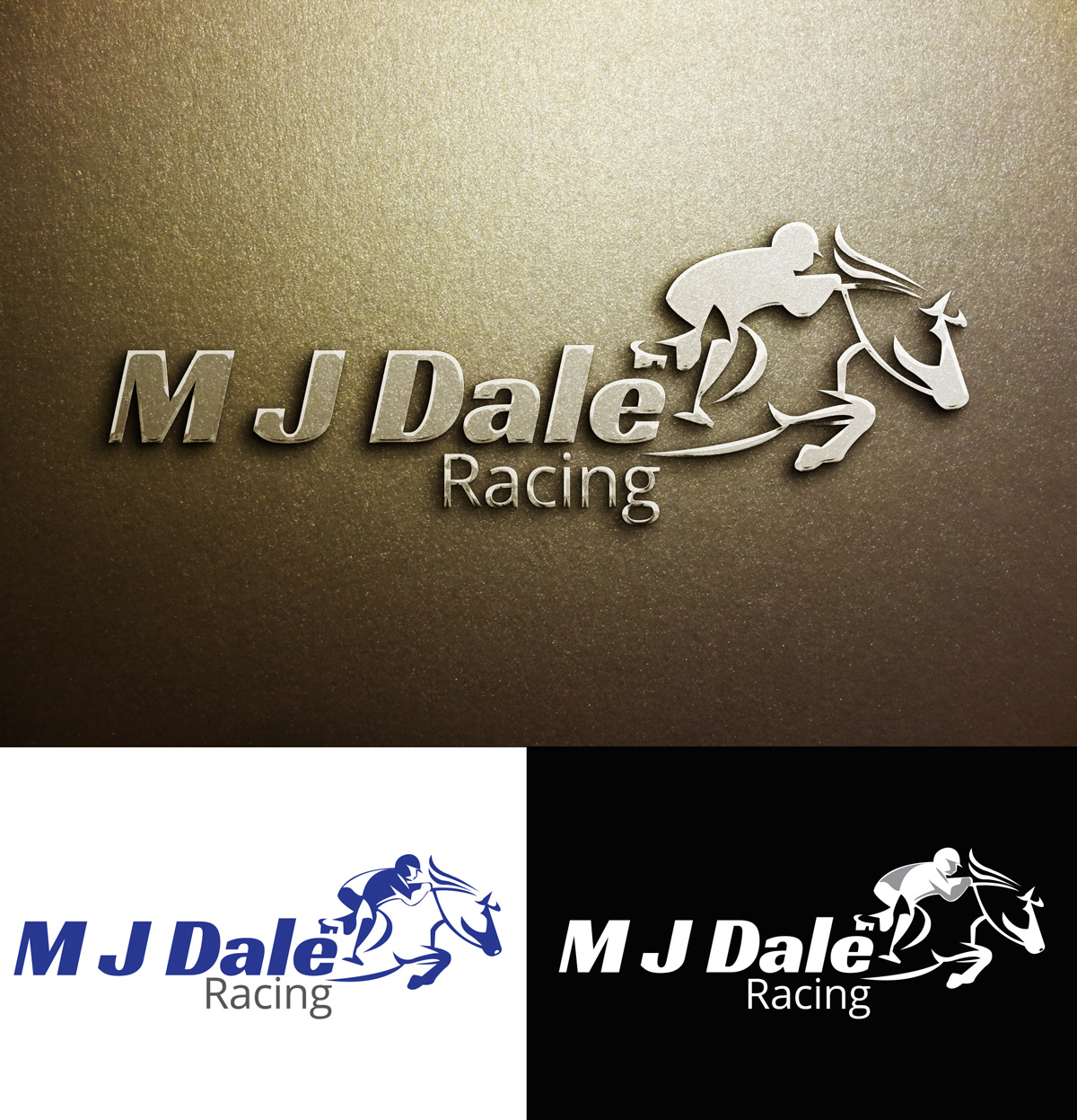 Professional, Bold, Racing Logo Design for M J Dale Racing (as shown ...