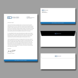 Quality kitchen manufacture company needs a letterhead and envelope 