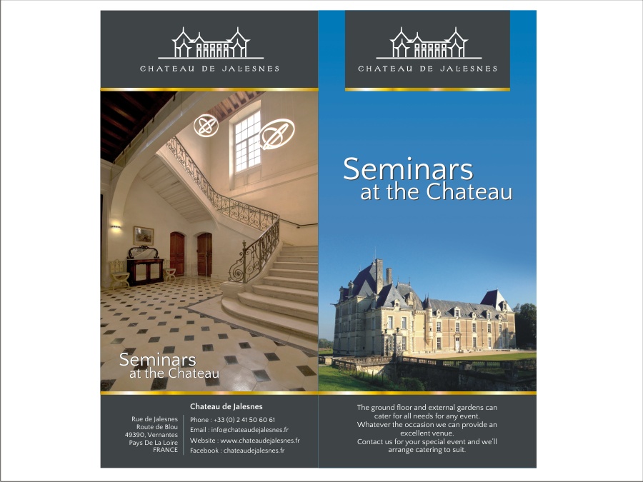 Flyer Design by harrymart for Chateau de Jalesnes  | Design #12861510