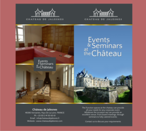 Flyer-Design von harrymart für Chateau de Jalesnes  | Design: #12900518