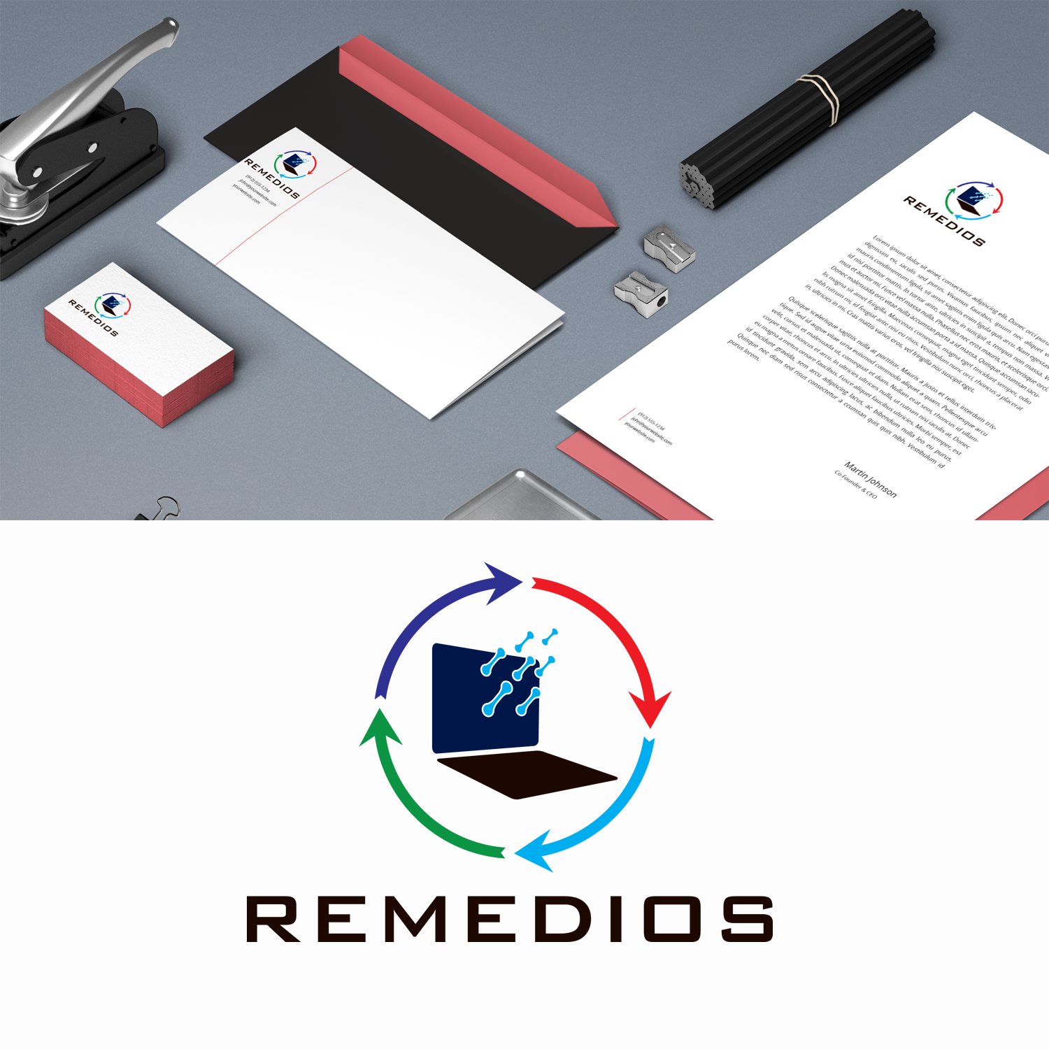 Logo Design by Moat Sumona Afroz for REMEDIOS Zrt. | Design #13711394